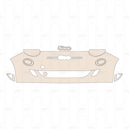 Pre-Cut PPF Fiat 500e 2 door Base Cabriolet 2023