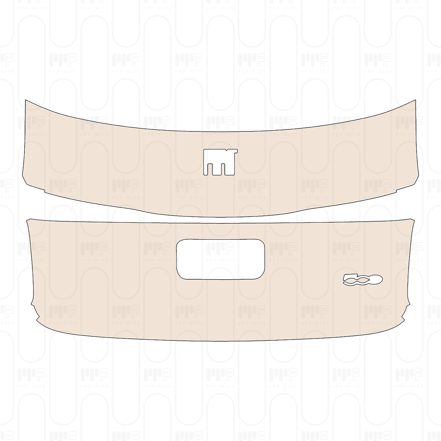 Pre-Cut PPF Fiat 500e 2 door Base Cabriolet 2023