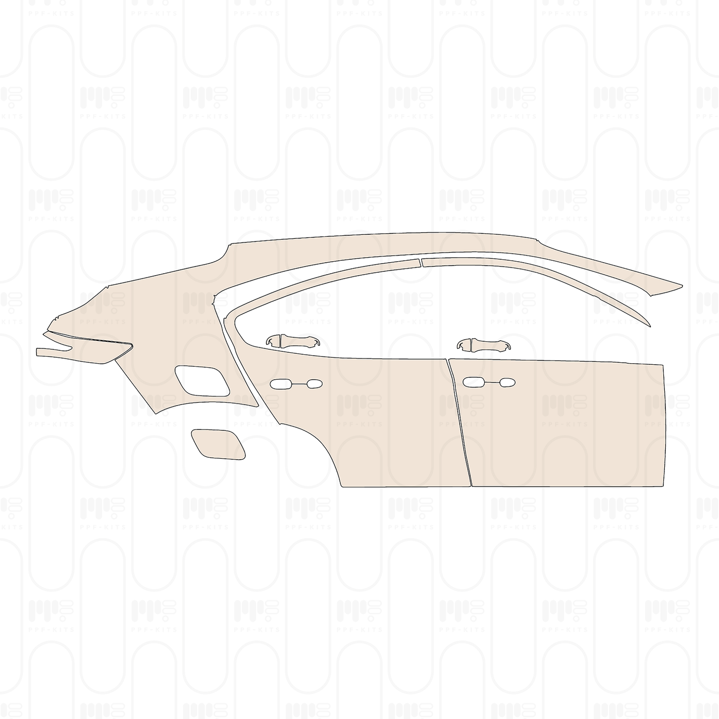 Pre-Cut PPF Fiat Fastback Base 2022