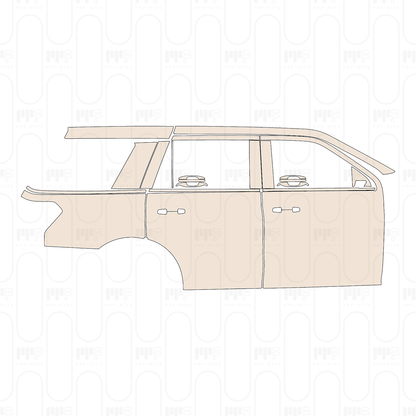 Pre-Cut PPF Ford Expedition Standard Wheelbase XL 2022