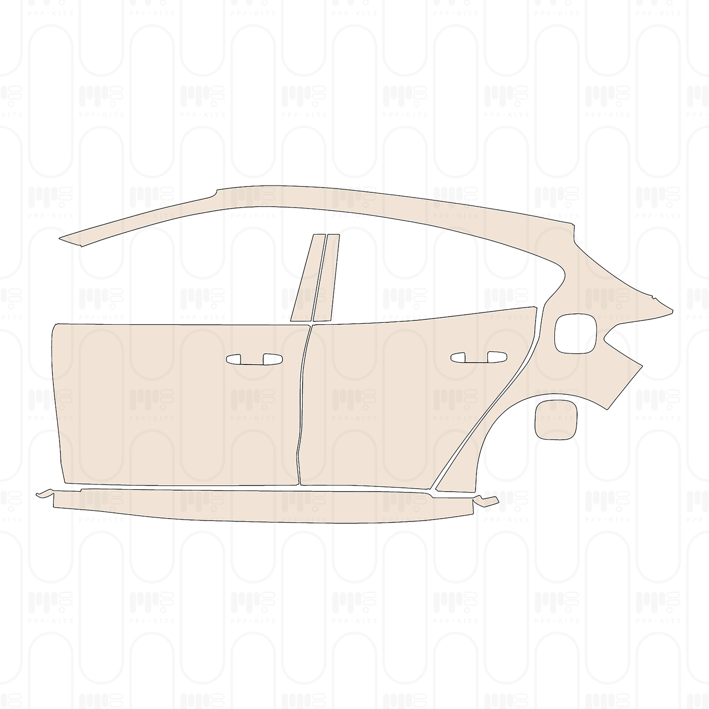 Pre-Cut PPF Ford Focus Hatchback ST X 2022