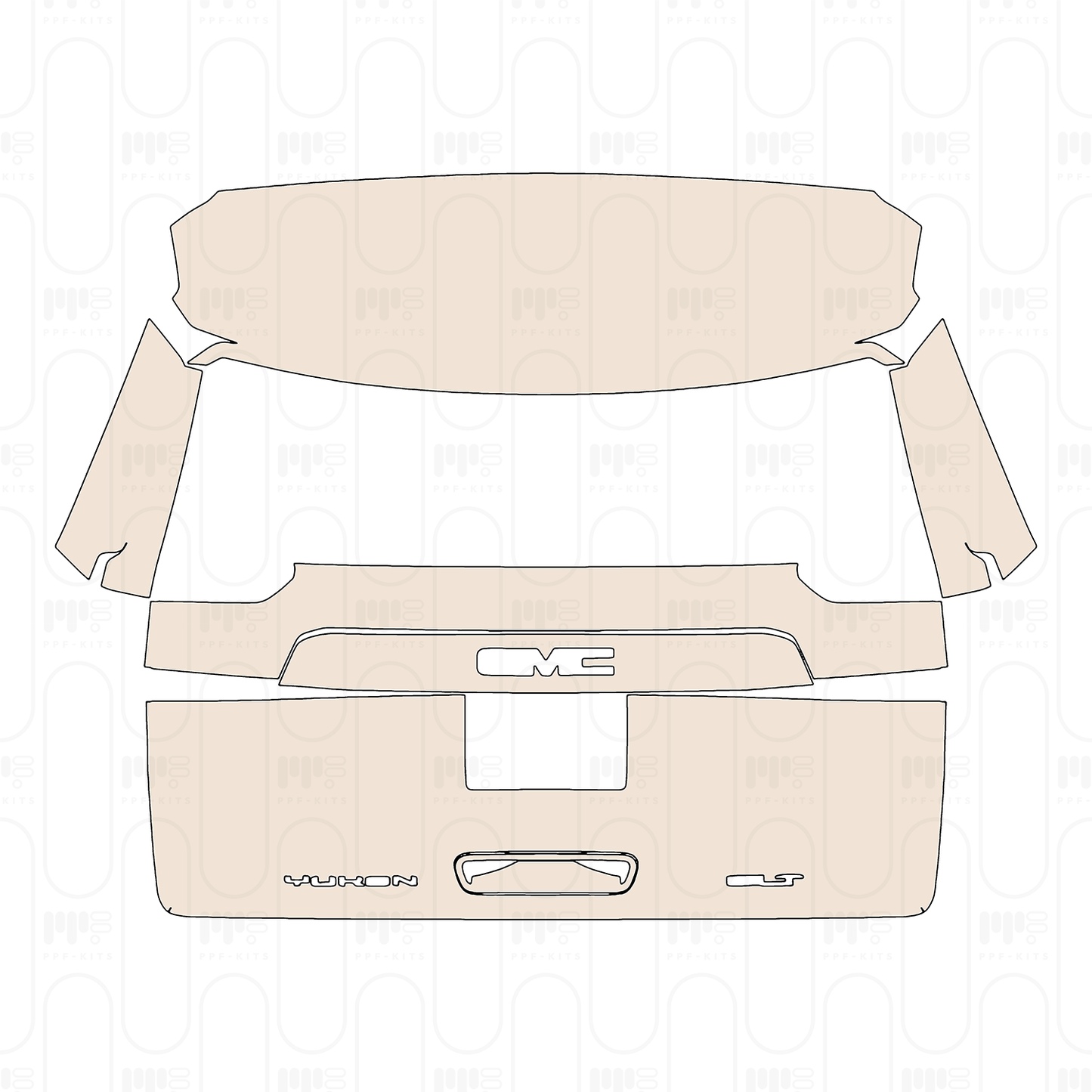 Pre-Cut PPF GMC Yukon SLT 2022
