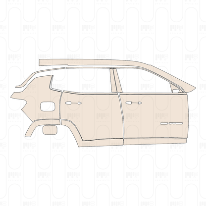 Pre-Cut PPF JEEP Compass Latitude 2022