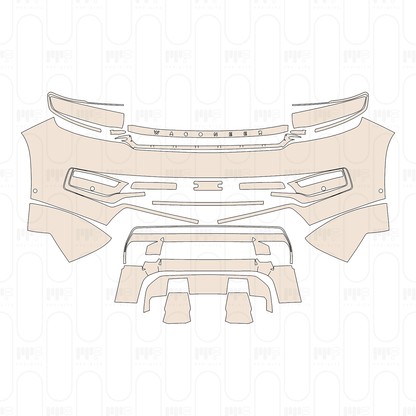 Pre-Cut PPF JEEP Grand Wagoneer Extended Wheelbase Base 2022
