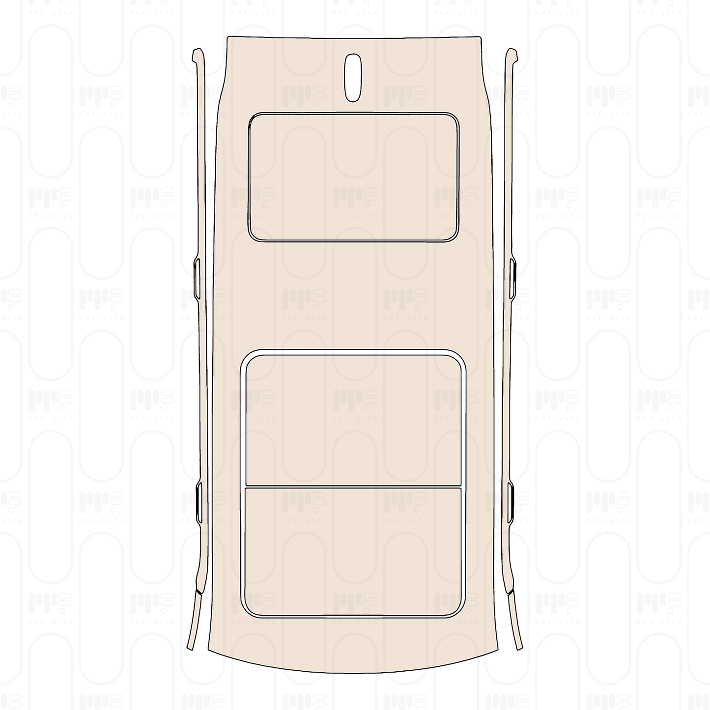 Pre-Cut PPF JEEP Grand Wagoneer Standard Wheelbase Obsidian 2022