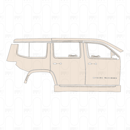 Pre-Cut PPF JEEP Grand Wagoneer Standard Wheelbase Obsidian 2022