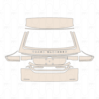 Pre-Cut PPF JEEP Grand Wagoneer Standard Wheelbase Obsidian 2022