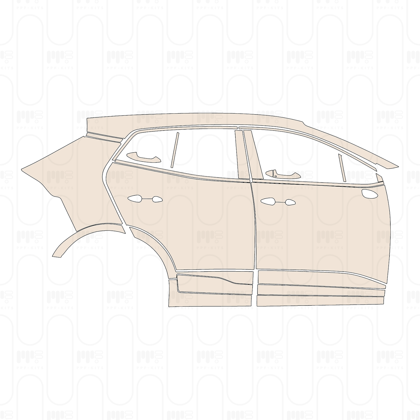 Pre-Cut PPF KIA Sportage (EU) GT-Line 2022