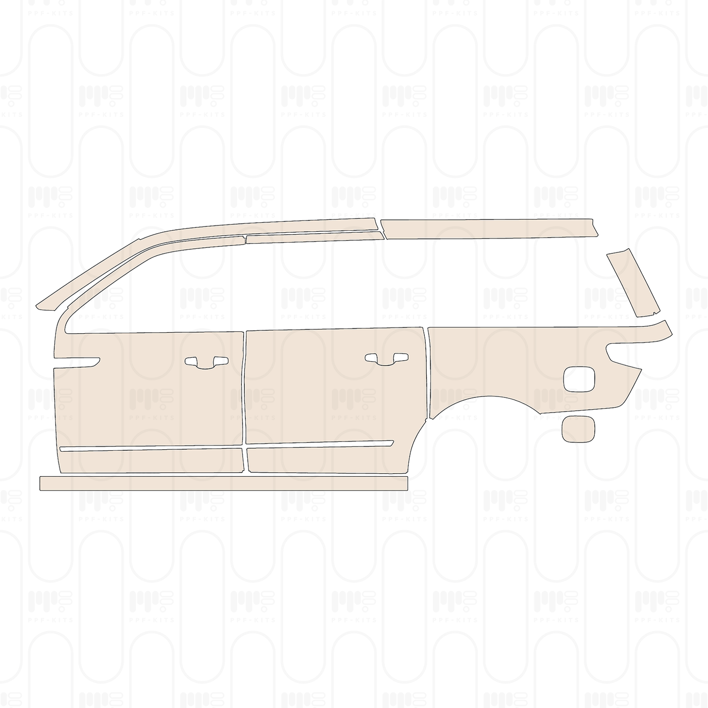 Pre-Cut PPF Lincoln Navigator Extended Wheelbase 2023