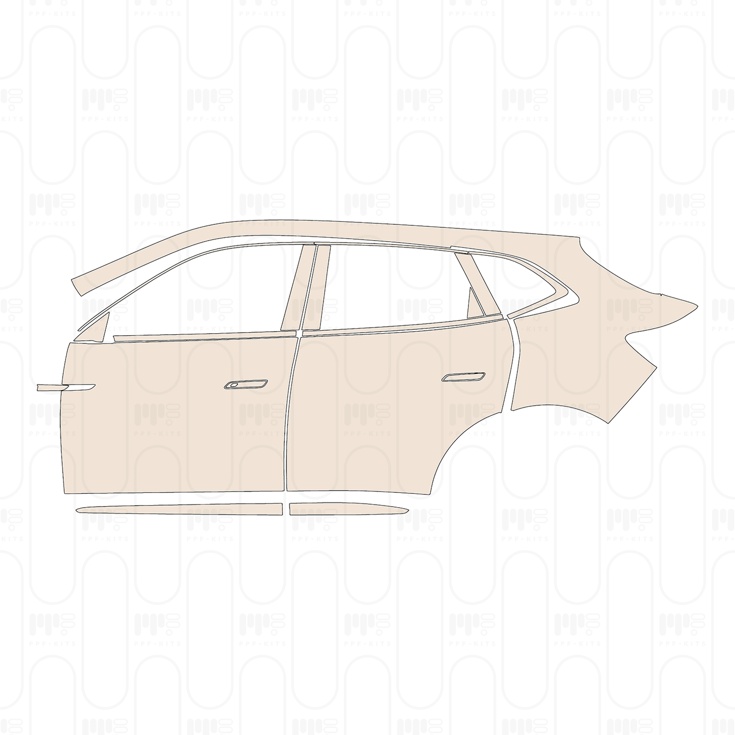 Pre-Cut PPF MG Marvel R Electric 2023