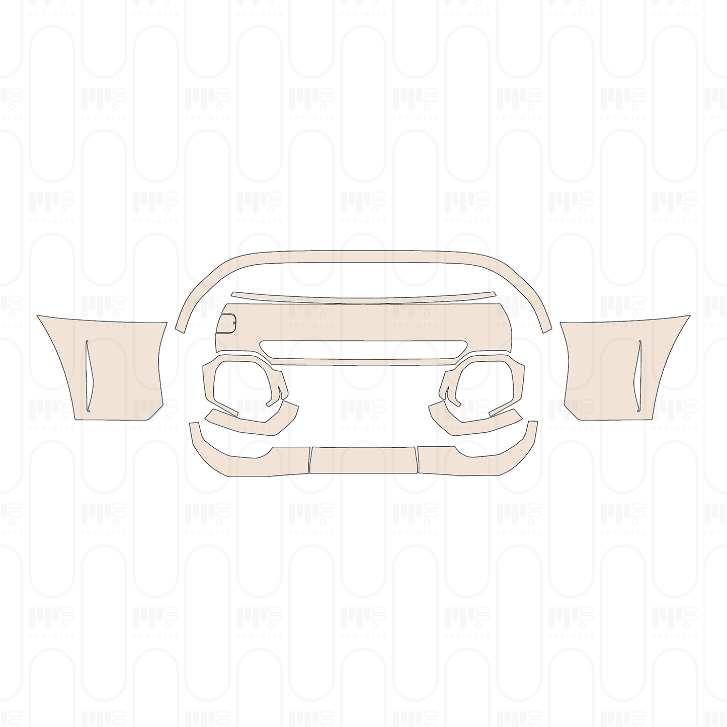 Pre-Cut PPF MINI Hardtop 2 Door Cooper S Base 2022