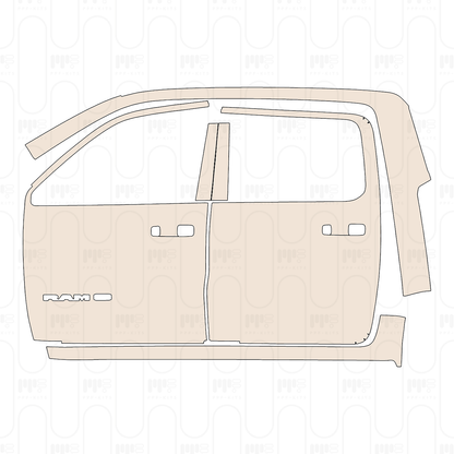 Pre-Cut PPF RAM Trucks 1500 Crew Cab Limited Longhorn 2022