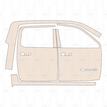 Pre-Cut PPF RAM Trucks 1500 Crew Cab Limited Longhorn 2022