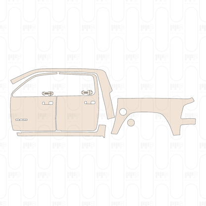 Pre-Cut PPF RAM Trucks 1500 TRX 2022
