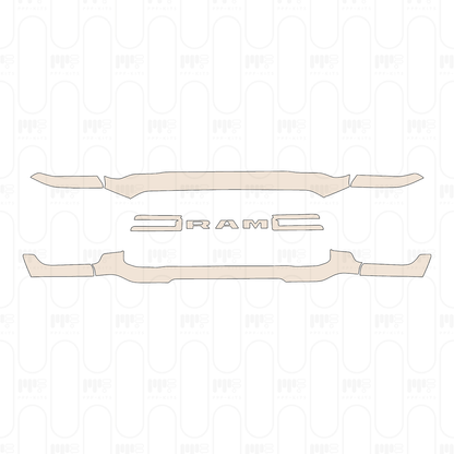 Pre-Cut PPF RAM Trucks 2500 Crew Cab Tradesman 2022