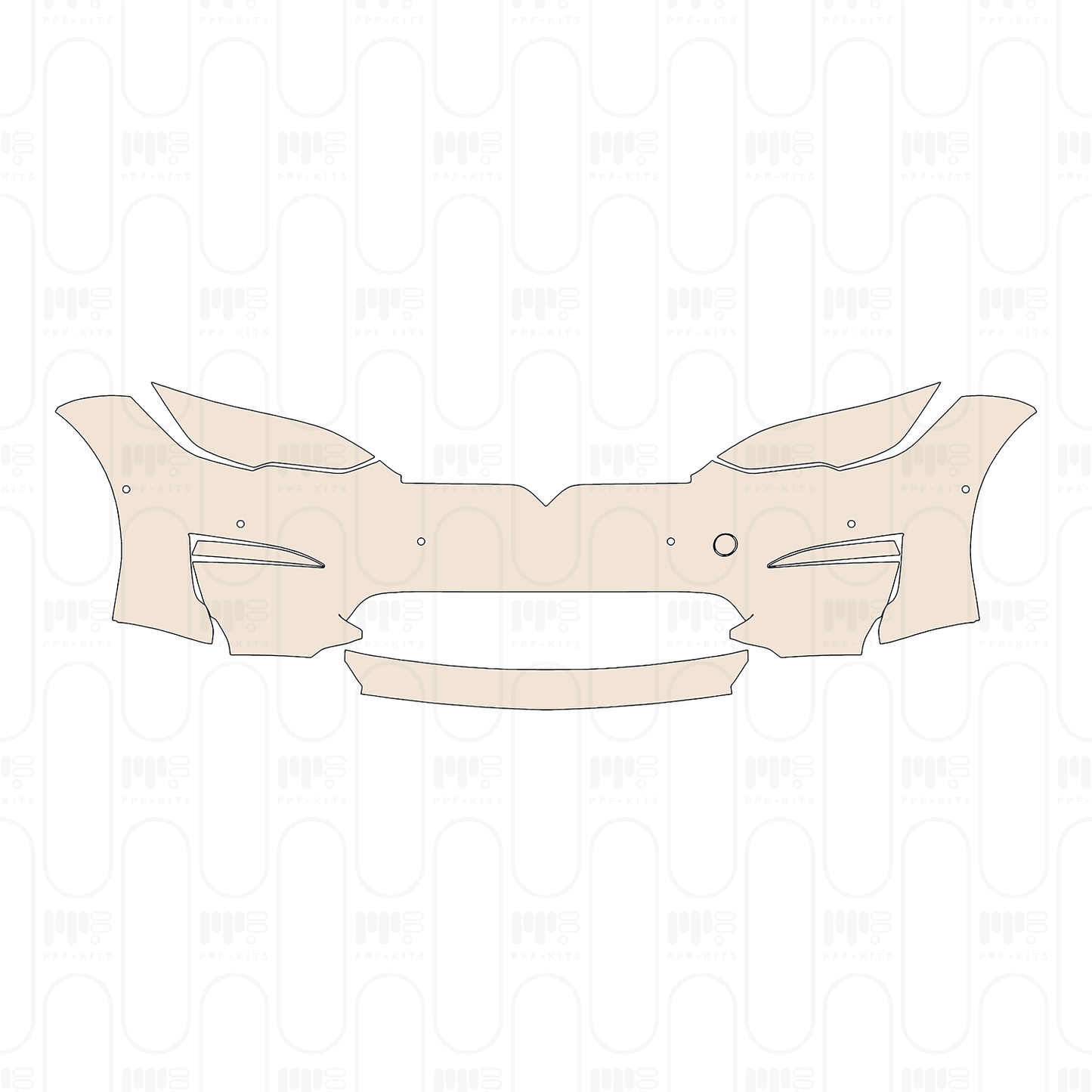 Pre-Cut PPF Tesla Model S Base 2023