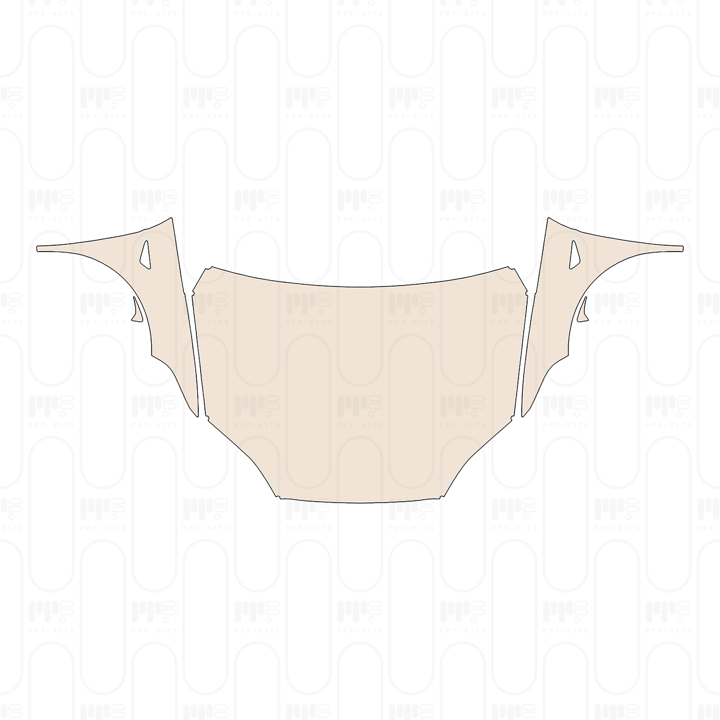 Pre-Cut PPF Tesla Model X Base 2023