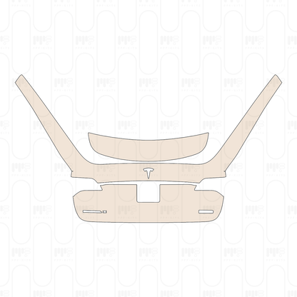 Pre-Cut PPF Tesla Model X Base 2023