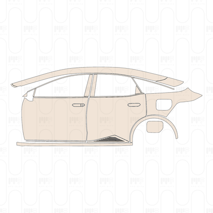 Pre-Cut PPF Toyota bZ3 2023
