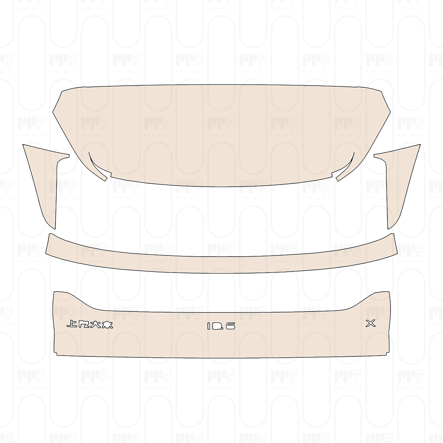 Pre-Cut PPF Volkswagen ID.6 X 2023
