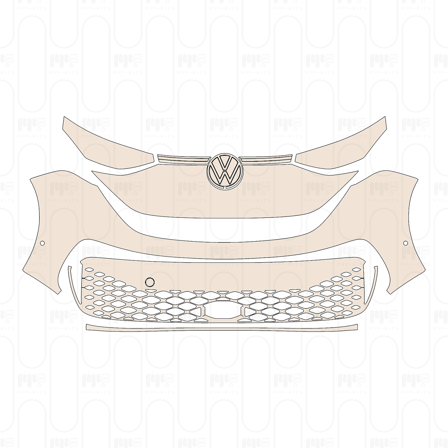Pre-Cut PPF Volkswagen ID.BUZZ Standard Wheelbase Cargo 2023