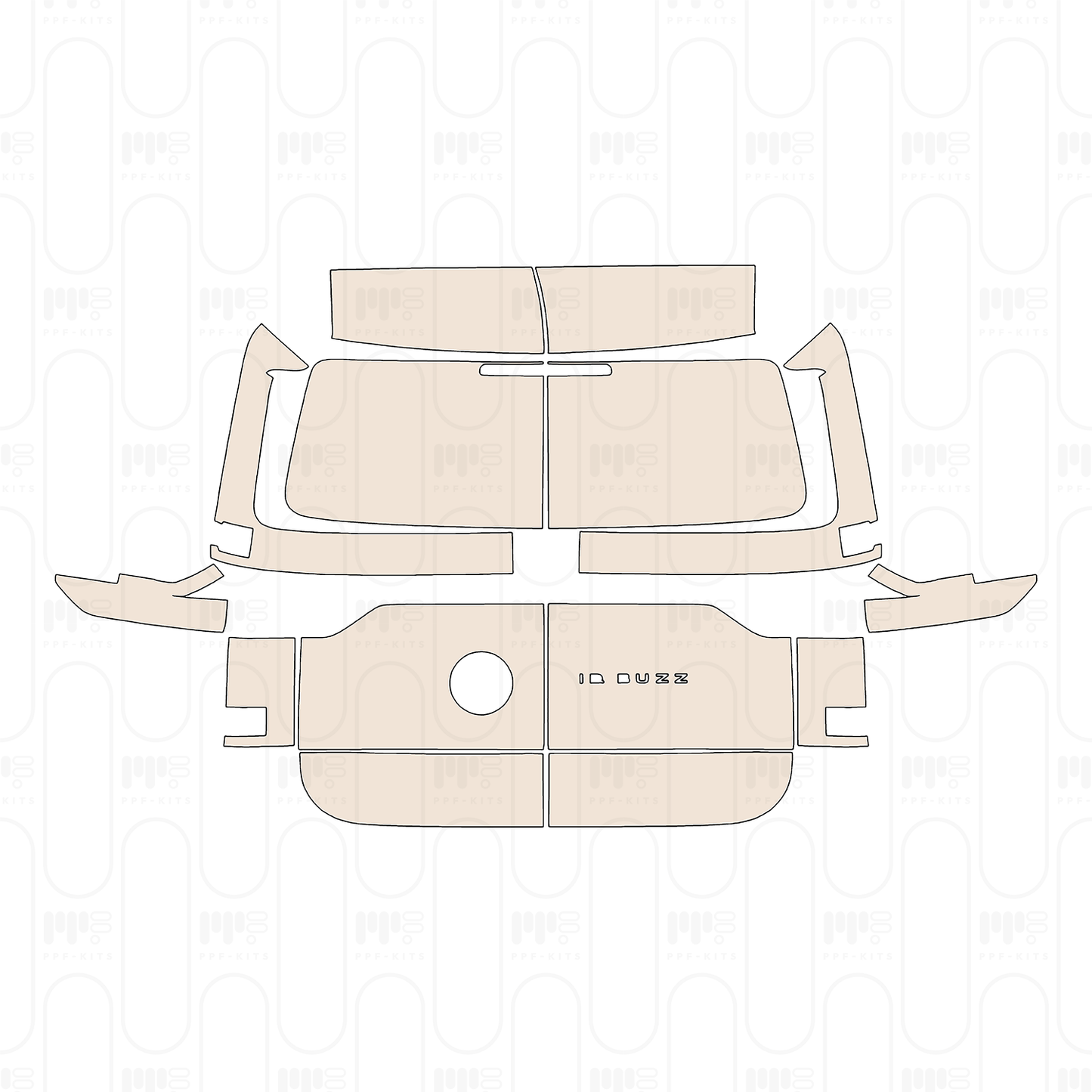 Pre-Cut PPF Volkswagen ID.BUZZ Standard Wheelbase Cargo 2023
