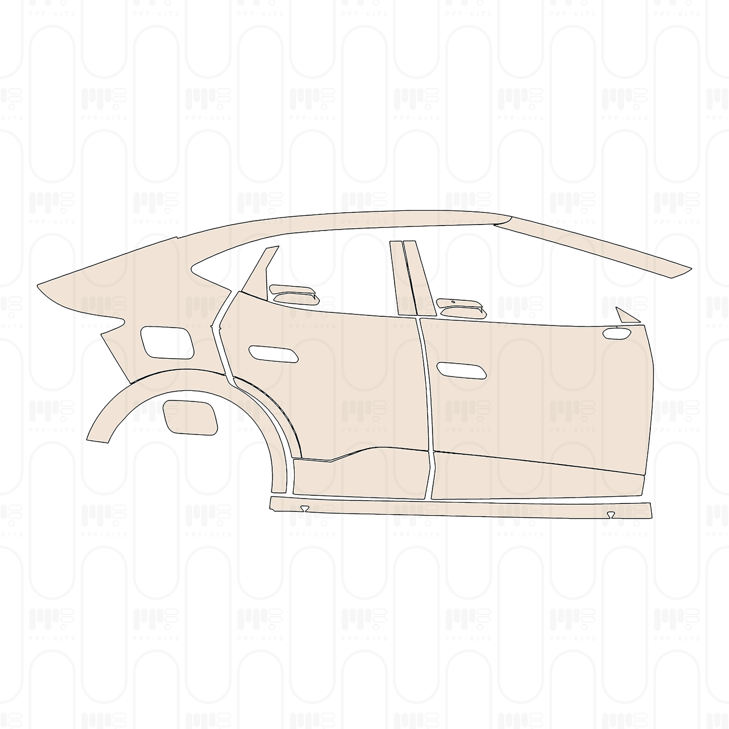 Pre-Cut PPF Volkswagen ID.UNYX 2024