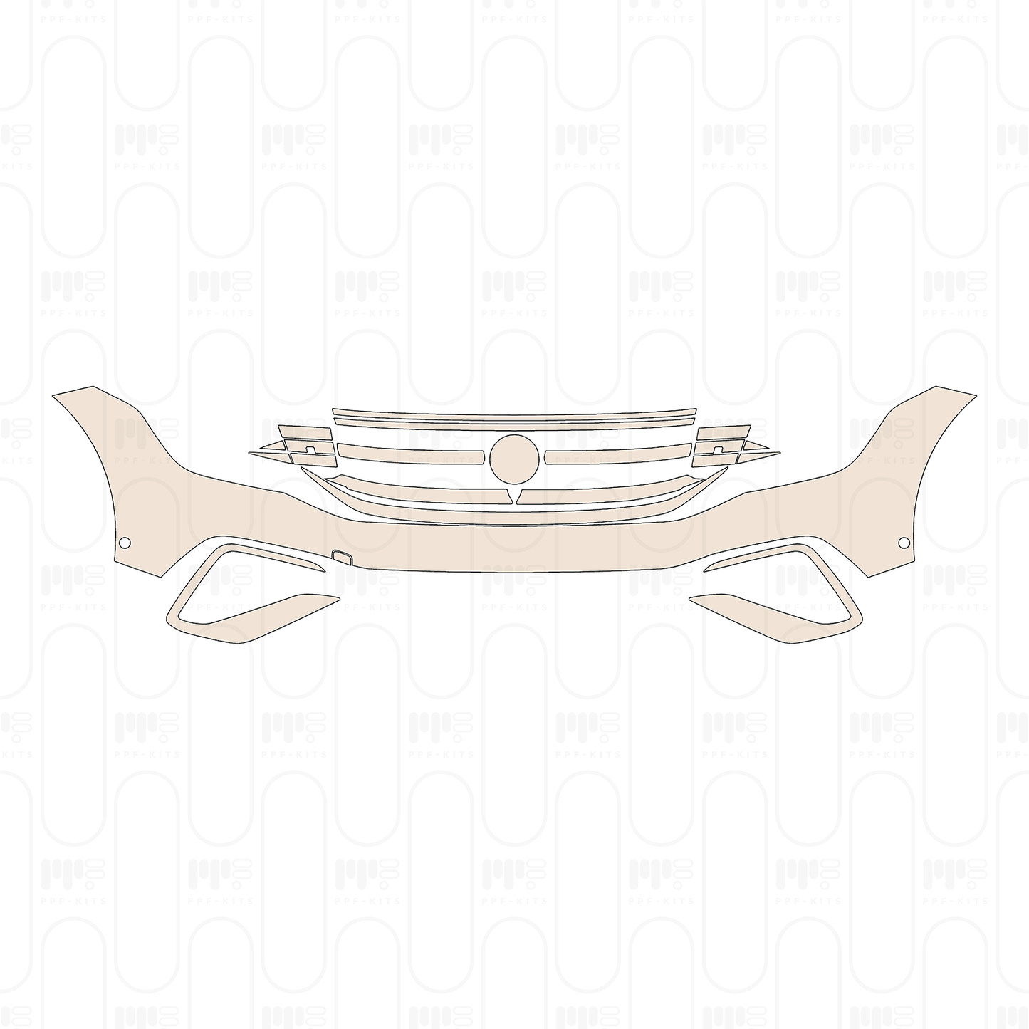 Pre-Cut PPF Volkswagen Tiguan L Base 2023