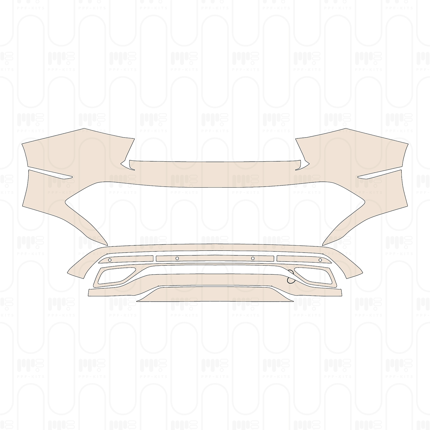Pre-Cut PPF Volkswagen Tiguan X 2023