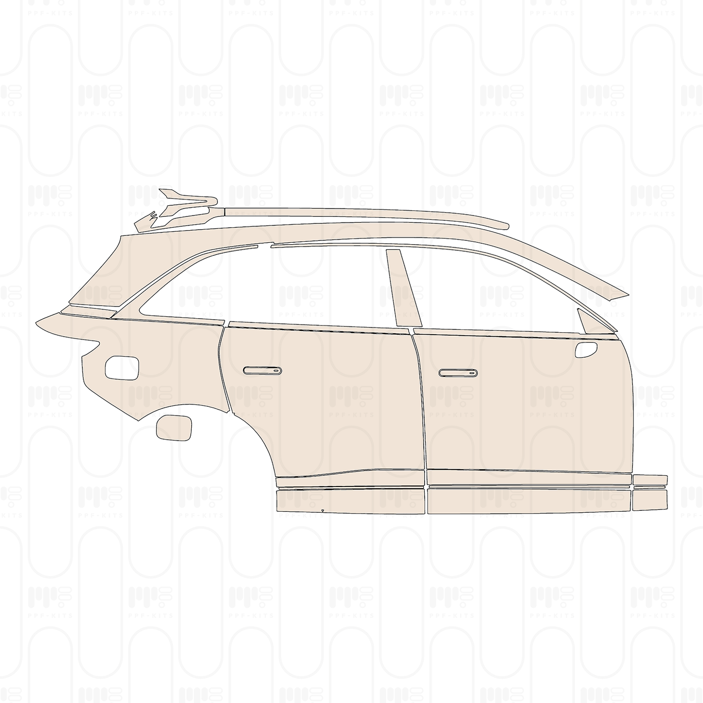 Pre-Cut PPF Xpeng G9 2023