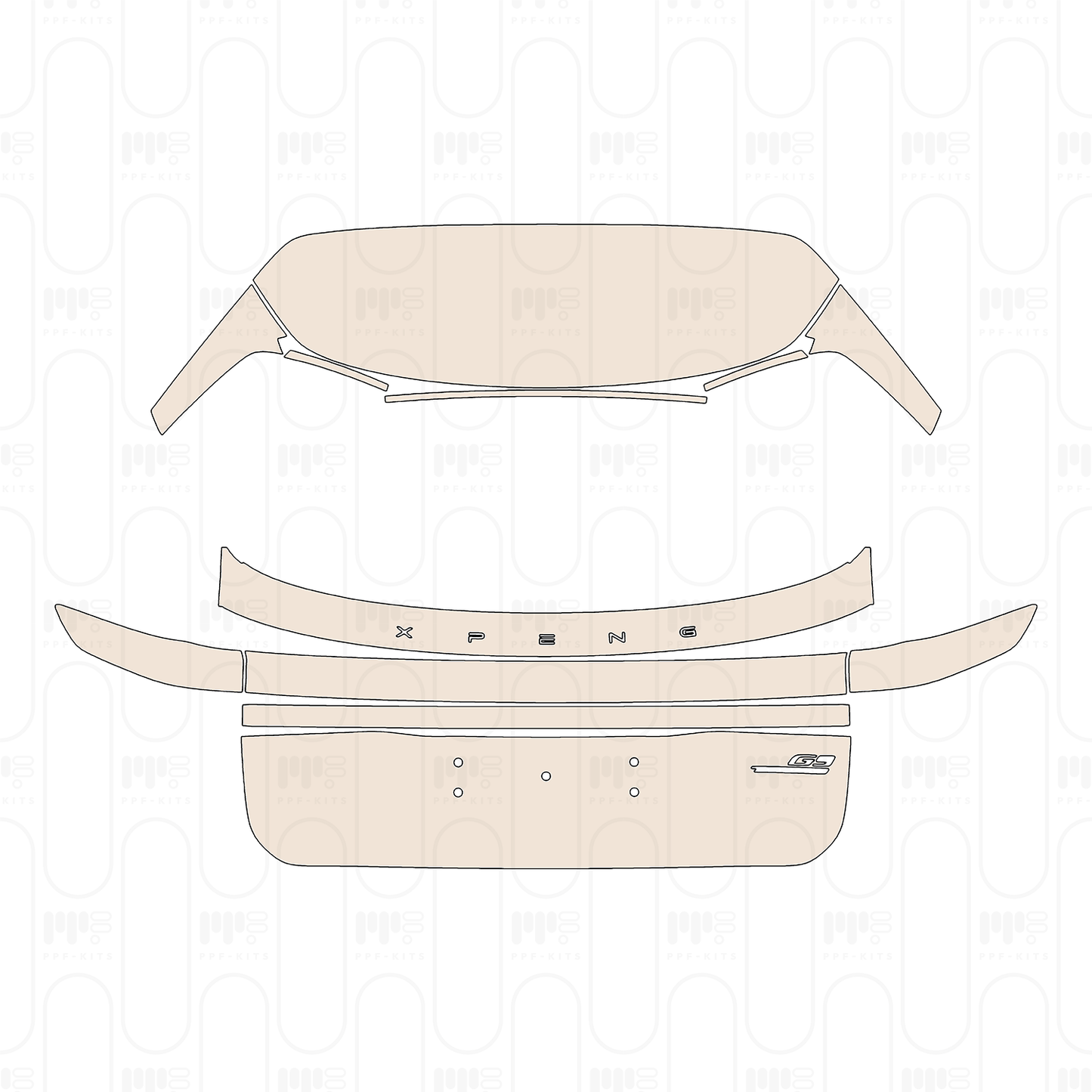 Pre-Cut PPF Xpeng G9 2023
