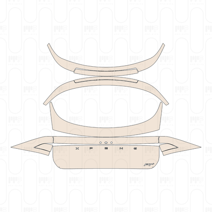 Pre-Cut PPF Xpeng P7+ 2024