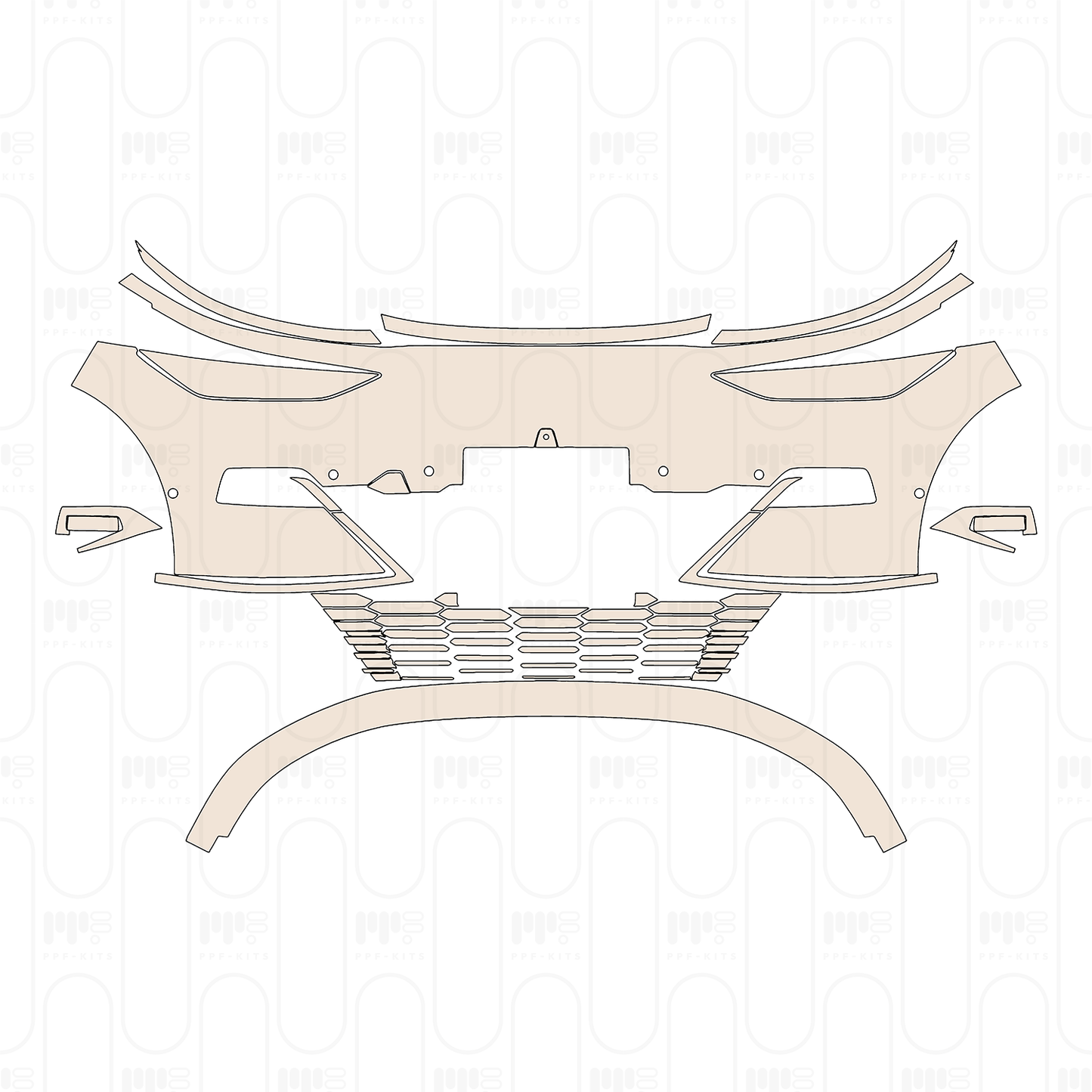 Pre-Cut PPF Xpeng X9 2024
