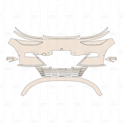Pre-Cut PPF Xpeng X9 2024