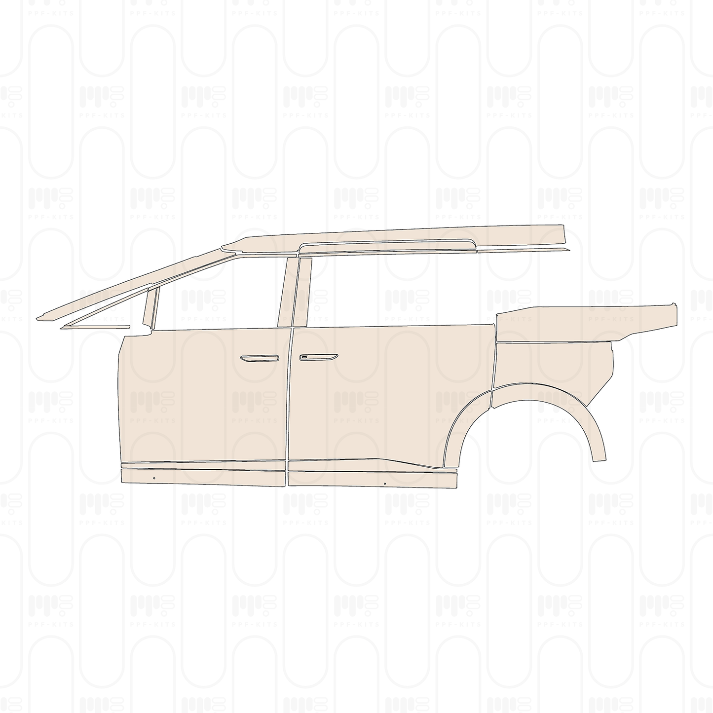 Pre-Cut PPF Xpeng X9 2024