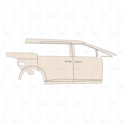 Pre-Cut PPF Xpeng X9 2024