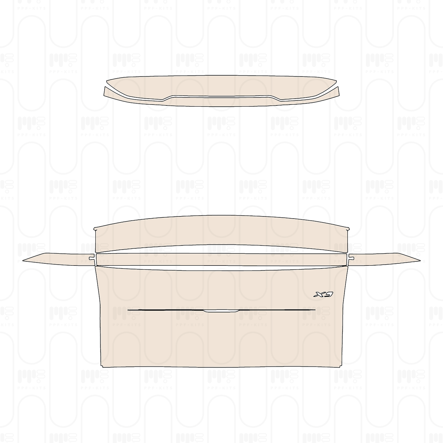 Pre-Cut PPF Xpeng X9 2024