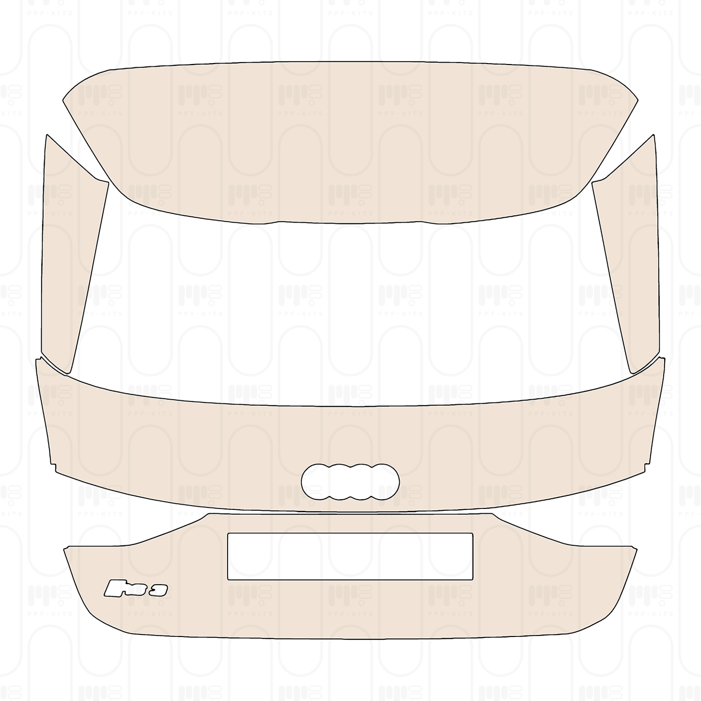 Pre-Cut PPF Audi A3 Sportback RS3 2022