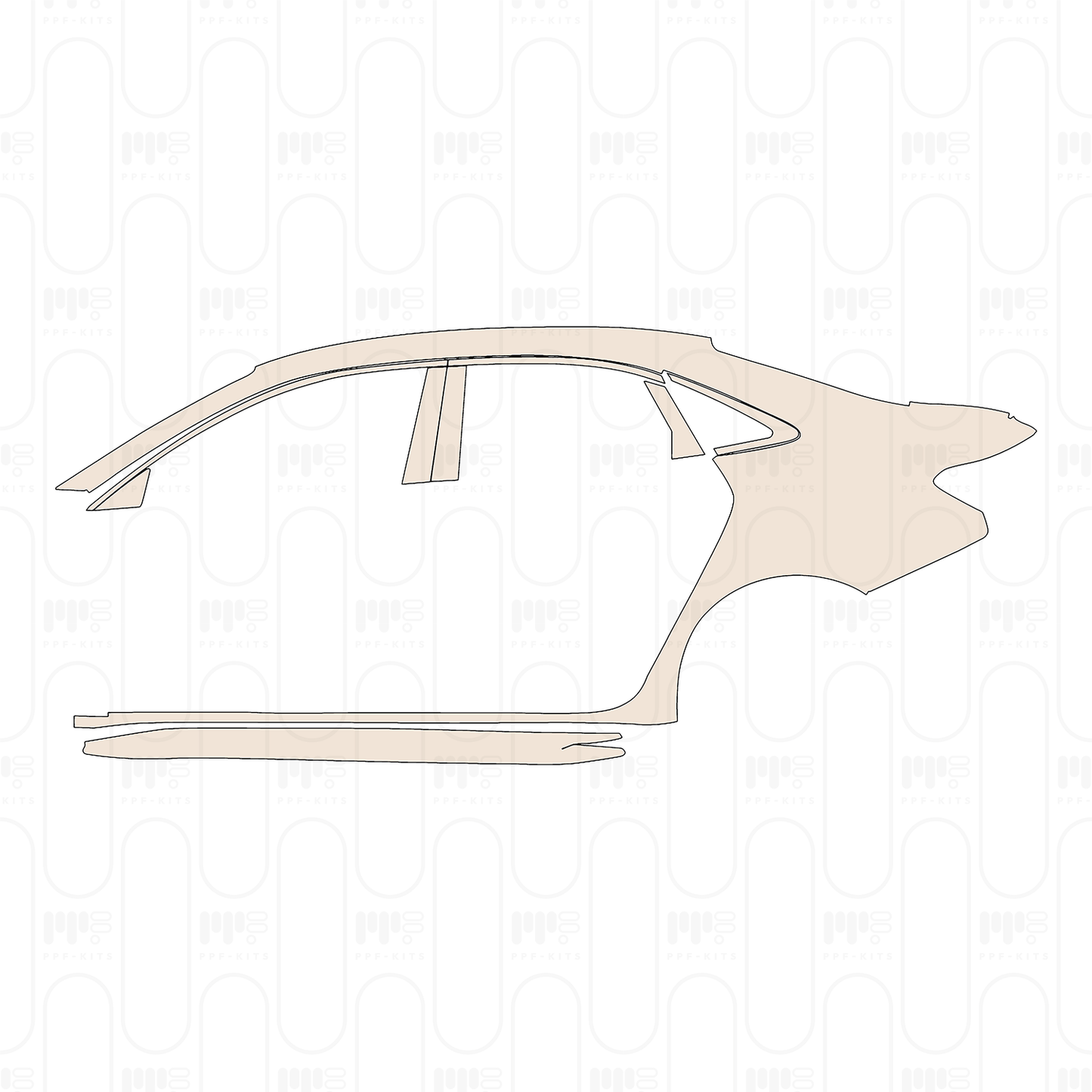 Pre-Cut PPF Audi A3 Sedan S3 2022