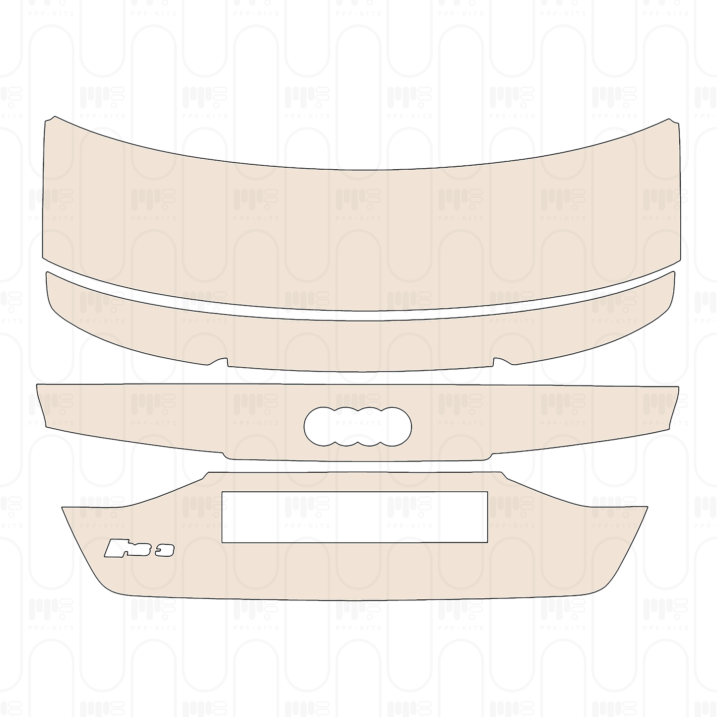 Pre-Cut PPF Audi A3 Sedan RS3 2022