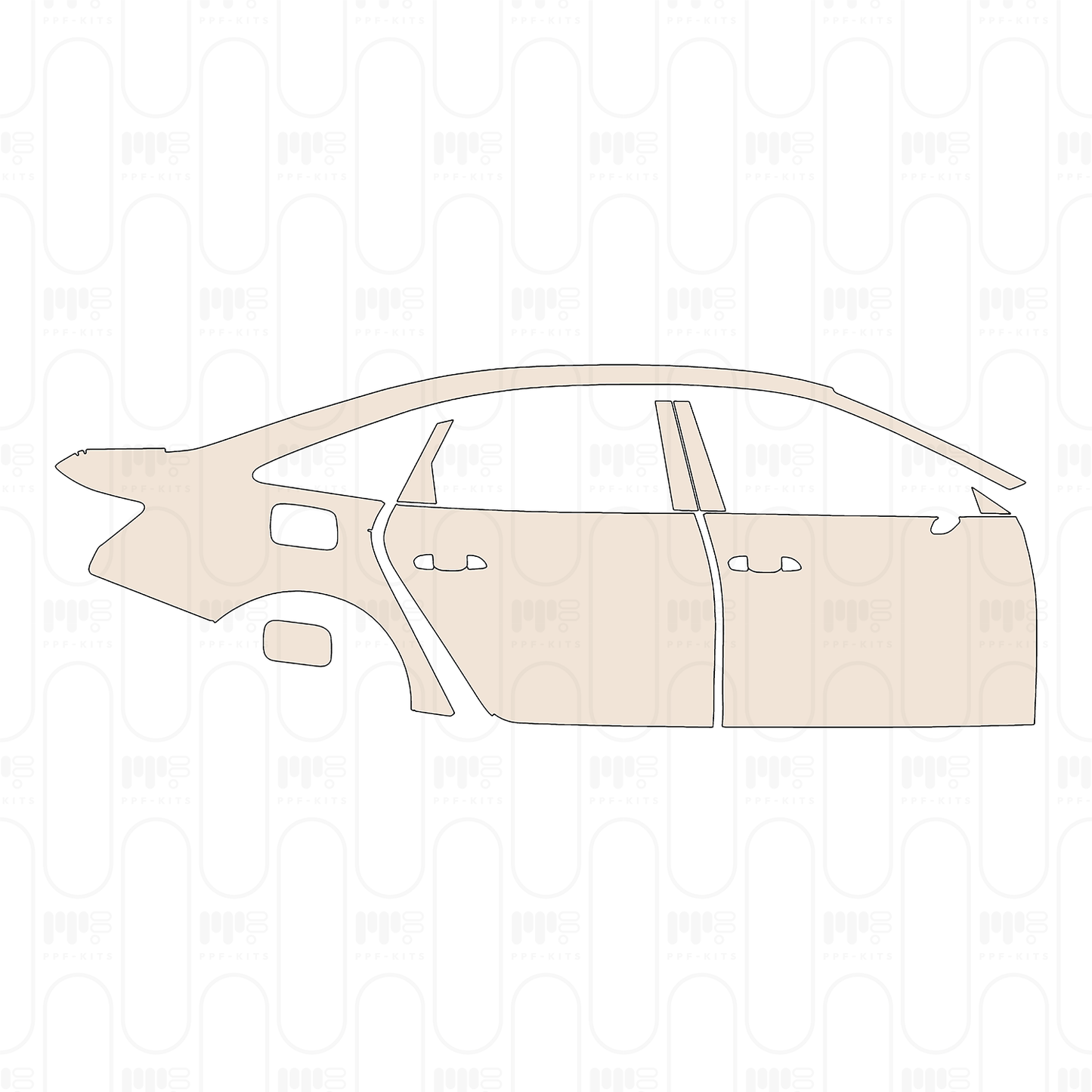 Pre-Cut PPF Audi A6 A6L S-Line 2022