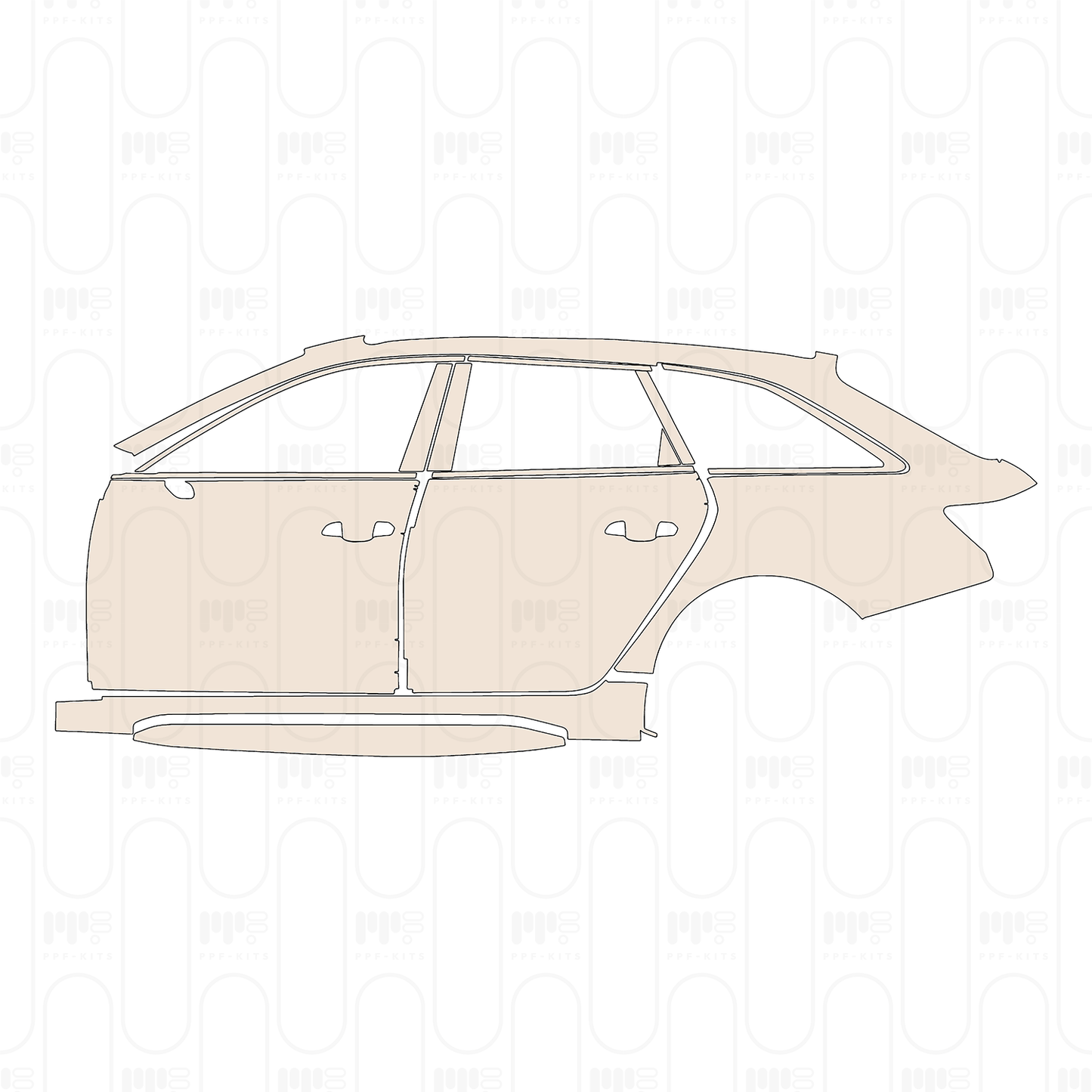 Pre-Cut PPF Audi A6 RS6 Avant 2023