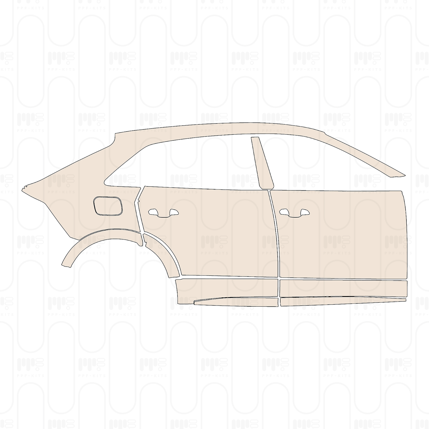 Pre-Cut PPF Audi Q8 Base 2022
