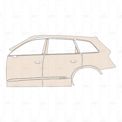 Pre-Cut PPF Audi Q7 S-Line 2022