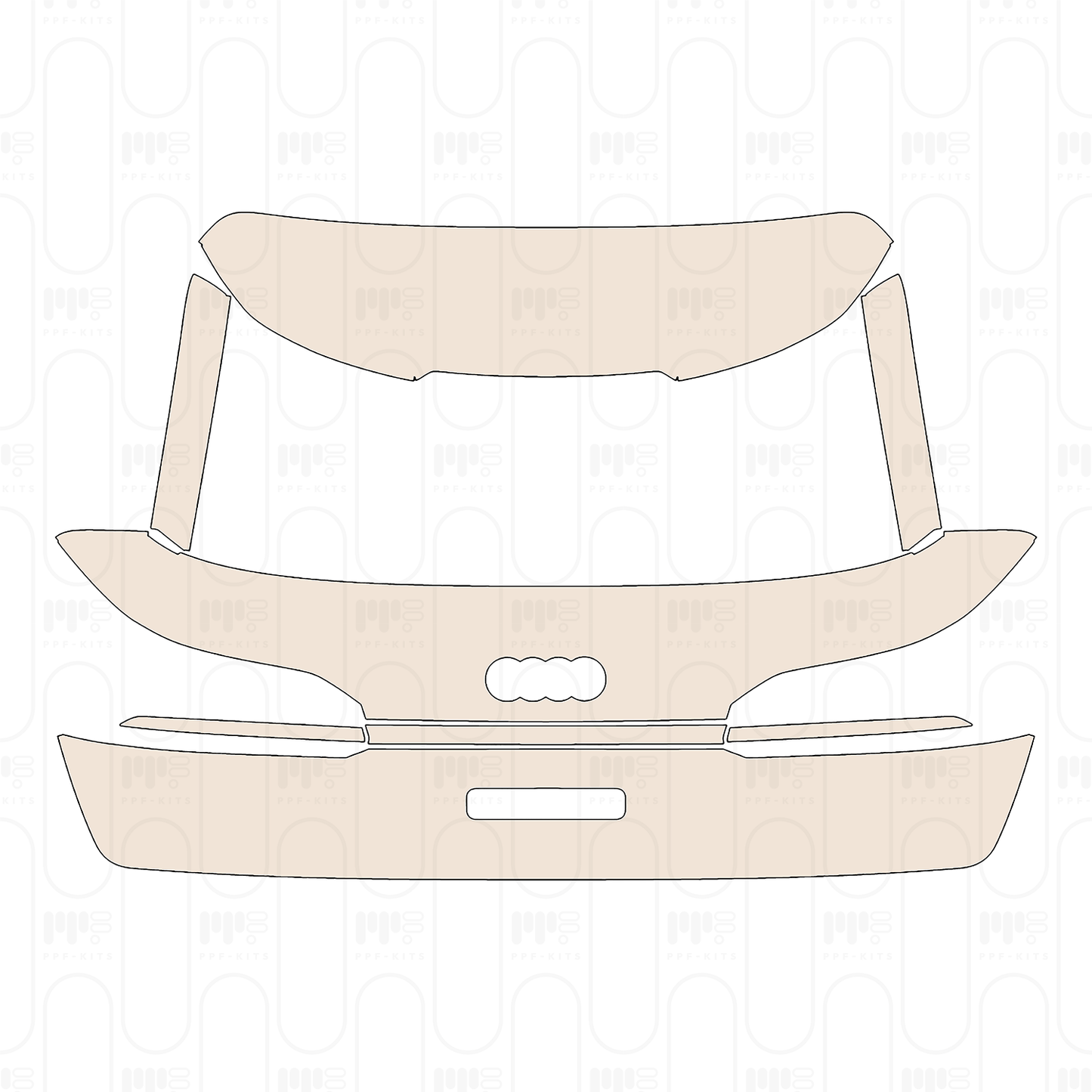 Pre-Cut PPF Audi Q7 S-Line 2022