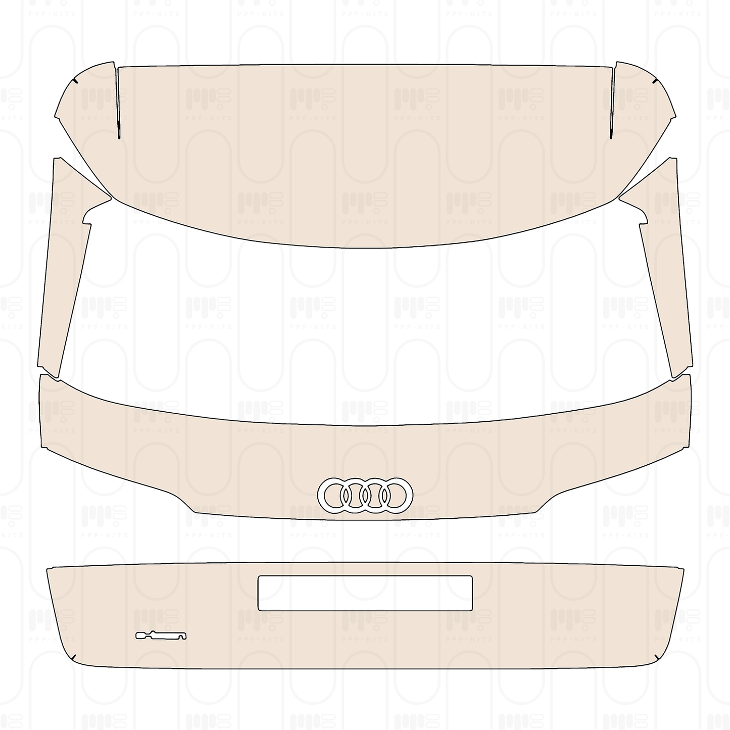 Pre-Cut PPF Audi e-tron S-Line 2022