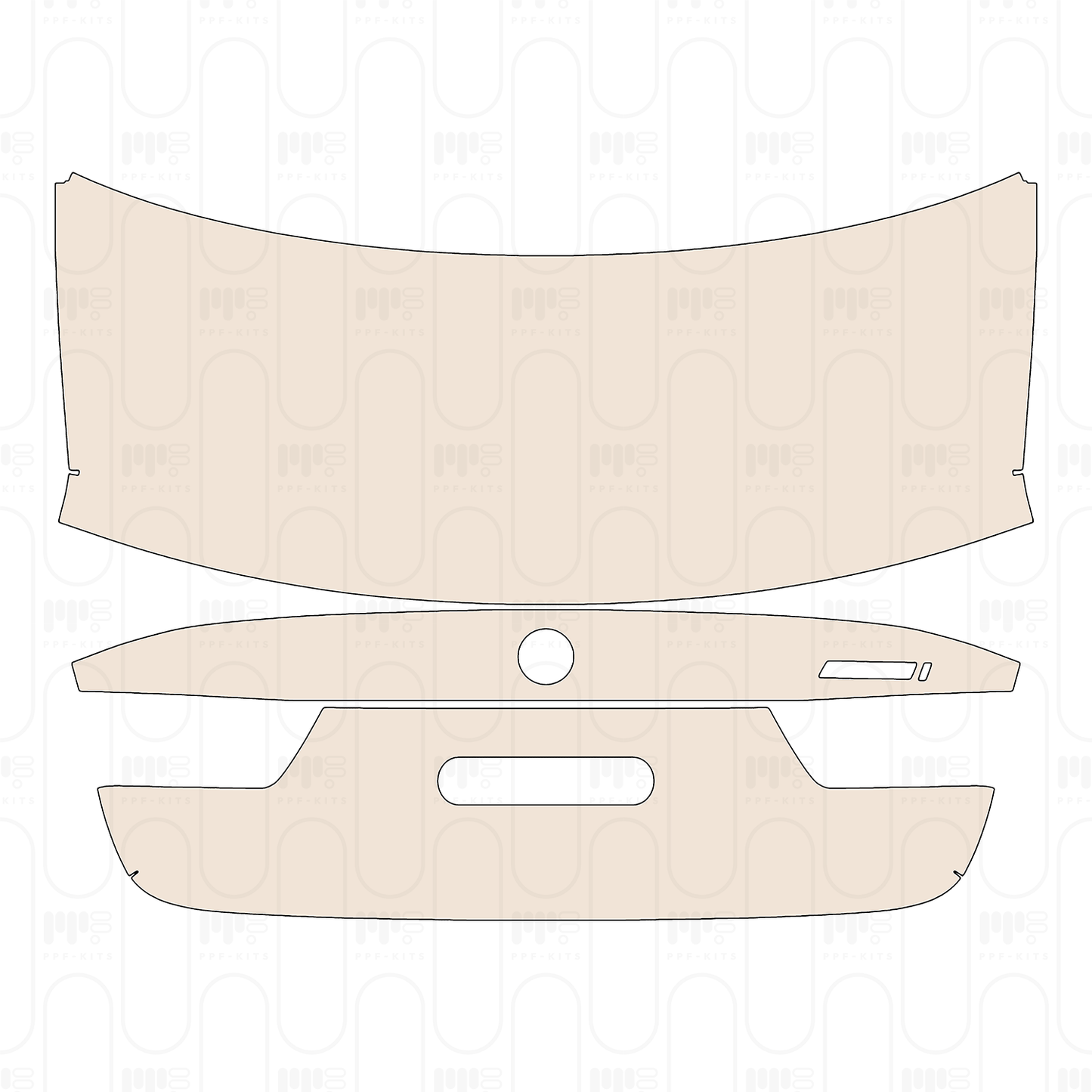 Pre-Cut PPF BMW 3 Series Sedan Base Extended Wheelbase 2023