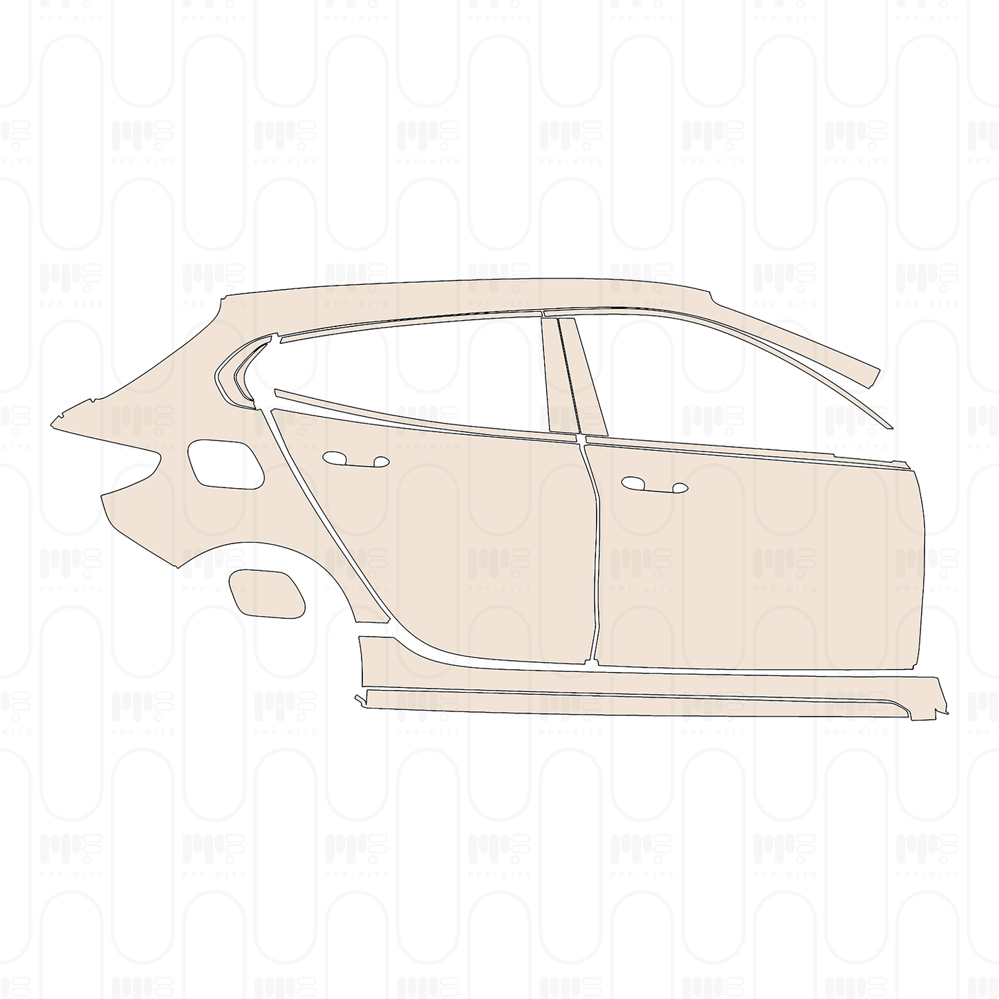 Pre-Cut PPF BMW 1 Series 5-door Sports Hatch M135i 2022