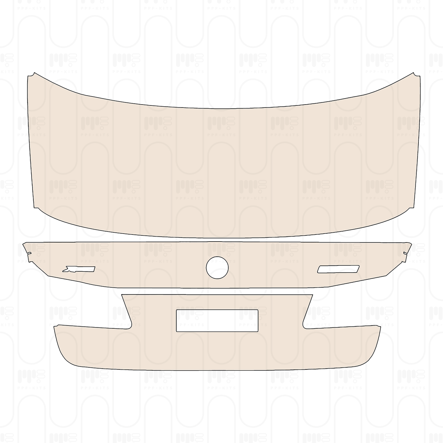 Pre-Cut PPF BMW 5 Series Sedan Extended Wheelbase Luxury 2023