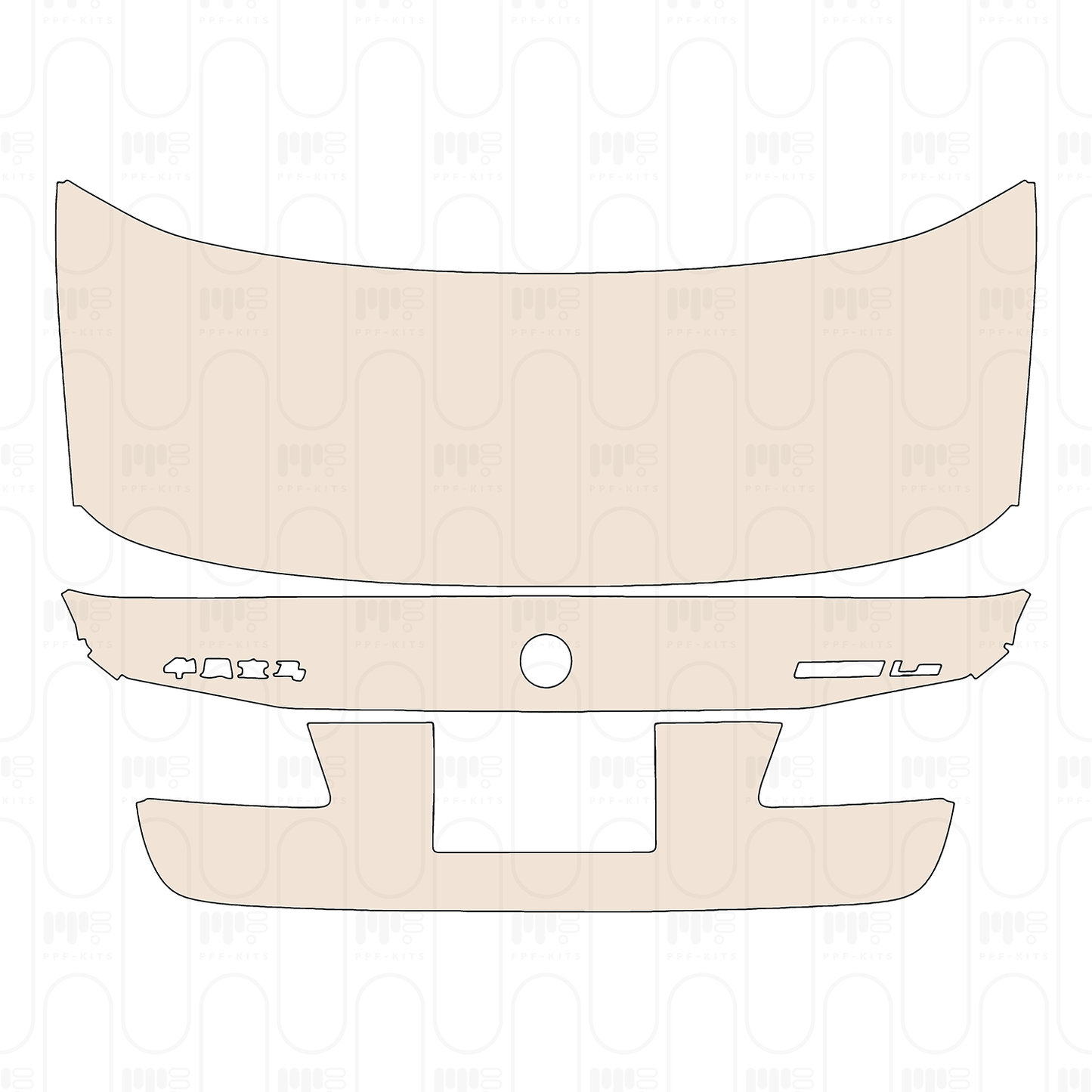Pre-Cut PPF BMW 5 Series Sedan Extended Wheelbase Luxury 2023